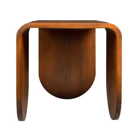 ELK SIGNATURE Accent Table, 23 in W, 27 in L, 24 in H, Wood Top H0075-10844